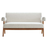 Modway Furniture Lyra Boucle Fabric Loveseat EEI-6504-IVO