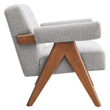 Modway Furniture Lyra Boucle Fabric Loveseat EEI-6504-LGR