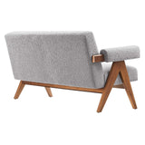 Modway Furniture Lyra Boucle Fabric Loveseat EEI-6504-LGR