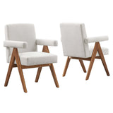 Modway Furniture Lyra Fabric Dining Room Chair - Set of 2 EEI-6507-HEI