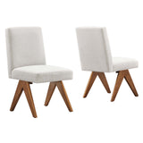 Modway Furniture Lyra Fabric Dining Room Side Chair - Set of 2 EEI-6509-HEI
