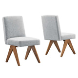 Modway Furniture Lyra Fabric Dining Room Side Chair - Set of 2 EEI-6509-HLG