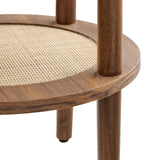 Modway Furniture Torus Round Side Table Walnut 18.5 x 18.5 x 19.5