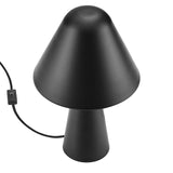 Modway Furniture Jovial Metal Mushroom Table Lamp EEI-6529-BLK