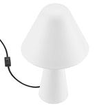 Modway Furniture Jovial Metal Mushroom Table Lamp EEI-6529-WHI