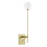 Modway Furniture Riva White Globe Wall Sconce EEI-6533-SBR