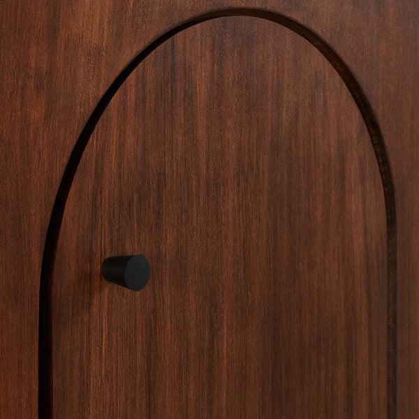 Modway Furniture Appia 4-Door Sideboard Storage Cabinet - Mid-Century Modern Design with Soft-Close Doors & Versatility Walnut EEI-6538-WAL