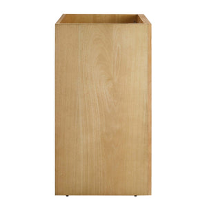 Modway Furniture Appia 24" Bathroom Vanity Cabinet - Retro-Inspired Design with Adjustable Storage & Soft-Close Hinges Oak EEI-6539-OAK