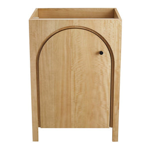 Modway Furniture Appia 24" Bathroom Vanity Cabinet - Retro-Inspired Design with Adjustable Storage & Soft-Close Hinges Oak EEI-6539-OAK