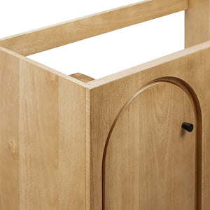 Modway Furniture Appia 36" Bathroom Vanity Cabinet - Retro-Inspired Design with Soft-Close Doors and Ample Storage Oak EEI-6540-OAK