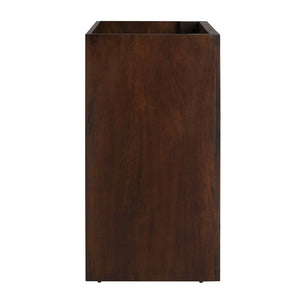 Modway Furniture Appia 36" Bathroom Vanity Cabinet - Retro-Inspired Design with Soft-Close Doors and Ample Storage Walnut EEI-6540-WAL