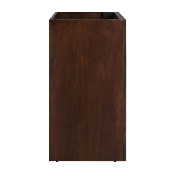 Modway Furniture Appia 36" Bathroom Vanity Cabinet - Retro-Inspired Design with Soft-Close Doors and Ample Storage Walnut EEI-6540-WAL
