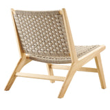 Modway Furniture Saorise Wood Accent Lounge Chair Natural Natural 28.5 x 25 x 29