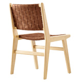 Modway Furniture Saorise Wood Dining Side Chair - Set of 2 Natural Brown 22.5 x 20 x 32.5