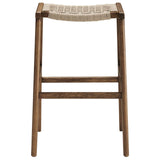 Modway Furniture Saorise Wood Bar Stool - Set of 2 Walnut Natural 18 x 20 x 29.5