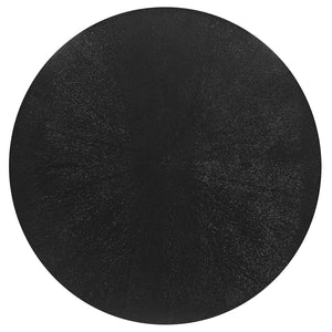 Modway Furniture Crossroads 24" Round Wood Side Table - Mid-Century Modern Design for Stylish Living Spaces Black EEI-6558-BLK