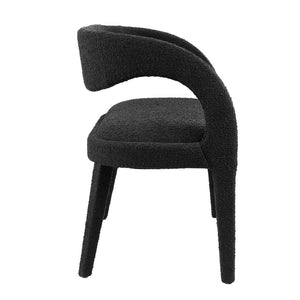 Modway Furniture Pinnacle Boucle Fabric Accent Bench – Modern Design, Plush Comfort, and No Assembly Needed Black EEI-6571-BLK