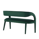 Modway Furniture Pinnacle Performance Velvet Accent Bench Green 20 x 55 x 32