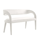 Modway Furniture Pinnacle Performance Velvet Accent Bench Ivory 20 x 55 x 32