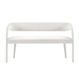 Modway Furniture Pinnacle Performance Velvet Accent Bench Ivory 20 x 55 x 32