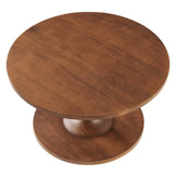 Modway Furniture Lina Round Wood Coffee Table EEI-6574-WAL