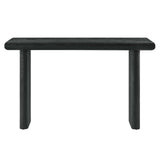 Modway Furniture Relic Concrete Textured Console Table Black 15 x 52 x 30