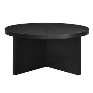 Modway Furniture Silas Round Wood Coffee Table EEI-6580-BLK