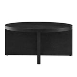 Modway Furniture Silas Round Wood Coffee Table EEI-6580-BLK