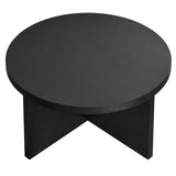 Modway Furniture Silas Round Wood Coffee Table EEI-6580-BLK