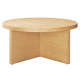 Modway Furniture Silas Round Wood Coffee Table EEI-6580-NAT