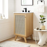 Modway Furniture Soma Bathroom Vanity Cabinet (Sink Basin Not Included) EEI-6585-OAK