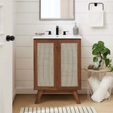 Modway Furniture Soma Bathroom Vanity Cabinet (Sink Basin Not Included) EEI-6586-WAL