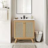 Modway Furniture Soma Bathroom Vanity Cabinet (Sink Basin Not Included) EEI-6587-OAK