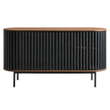 Modway Furniture Fortitude 59” Oval Sideboard EEI-6590-WAL-BLK