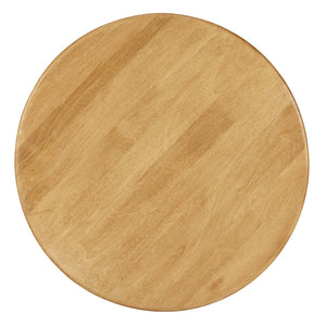 Modway Furniture Rivian Round Coffee Table - Mid-Century Modern Mango Wood Centerpiece for Stylish Living Spaces Oak EEI-6594-OAK