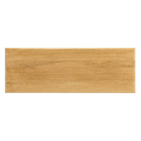 Modway Furniture Rivian 46" Console Table - Mid-Century Modern Design with Solid Mango Wood & Sculptural Base Oak EEI-6596-OAK