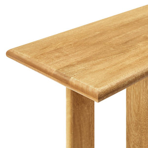 Modway Furniture Rivian 46" Console Table - Mid-Century Modern Design with Solid Mango Wood & Sculptural Base Oak EEI-6596-OAK