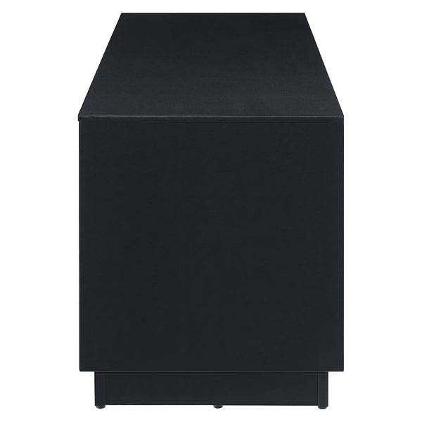 Modway Furniture Holden 63" TV Stand in Black Walnut - Stylish Storage for Modern Living Rooms & Large TVs EEI-6598-BLK-WAL