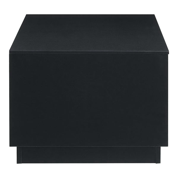 Modway Furniture Holden 36" Coffee Table - Modern Rustic Charm with Storage Drawers for Living Rooms & Offices EEI-6599-BLK-WAL