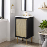 Modway Furniture Chaucer Bathroom Vanity Cabinet (Sink Basin Not Included) EEI-6600-BLK