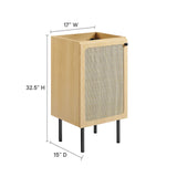 Modway Furniture Chaucer Bathroom Vanity Cabinet (Sink Basin Not Included) EEI-6600-OAK