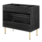 Modway Furniture Chaucer Bathroom Vanity Cabinet (Sink Basin Not Included) EEI-6603-BLK