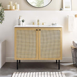 Modway Furniture Chaucer Bathroom Vanity Cabinet (Sink Basin Not Included) EEI-6603-OAK