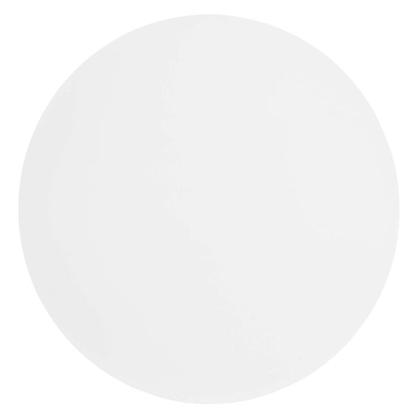 Modway Furniture Aliza Round Marble Side Table - Modern Minimalist Accent Piece for Stylish Living Spaces and Decor White White EEI-6606-WHI-WHI