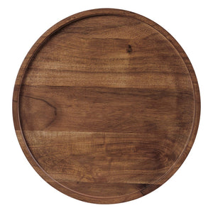 Modway Furniture Amina Acacia Wood Side Table - Modern Mid-Century Design with Marble Base for Home Accent Decor White Light Oak EEI-6607-WHI-LOC