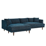 Modway Furniture Zoya Down Filled Overstuffed Sectional Sofa EEI-6611-HEA