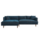 Modway Furniture Zoya Down Filled Overstuffed Sectional Sofa EEI-6611-HEA