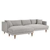 Modway Furniture Zoya Down Filled Overstuffed Sectional Sofa EEI-6611-HLG