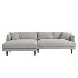 Modway Furniture Zoya Down Filled Overstuffed Sectional Sofa EEI-6611-HLG