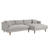 Modway Furniture Zoya Down Filled Overstuffed Sectional Sofa EEI-6612-HLG